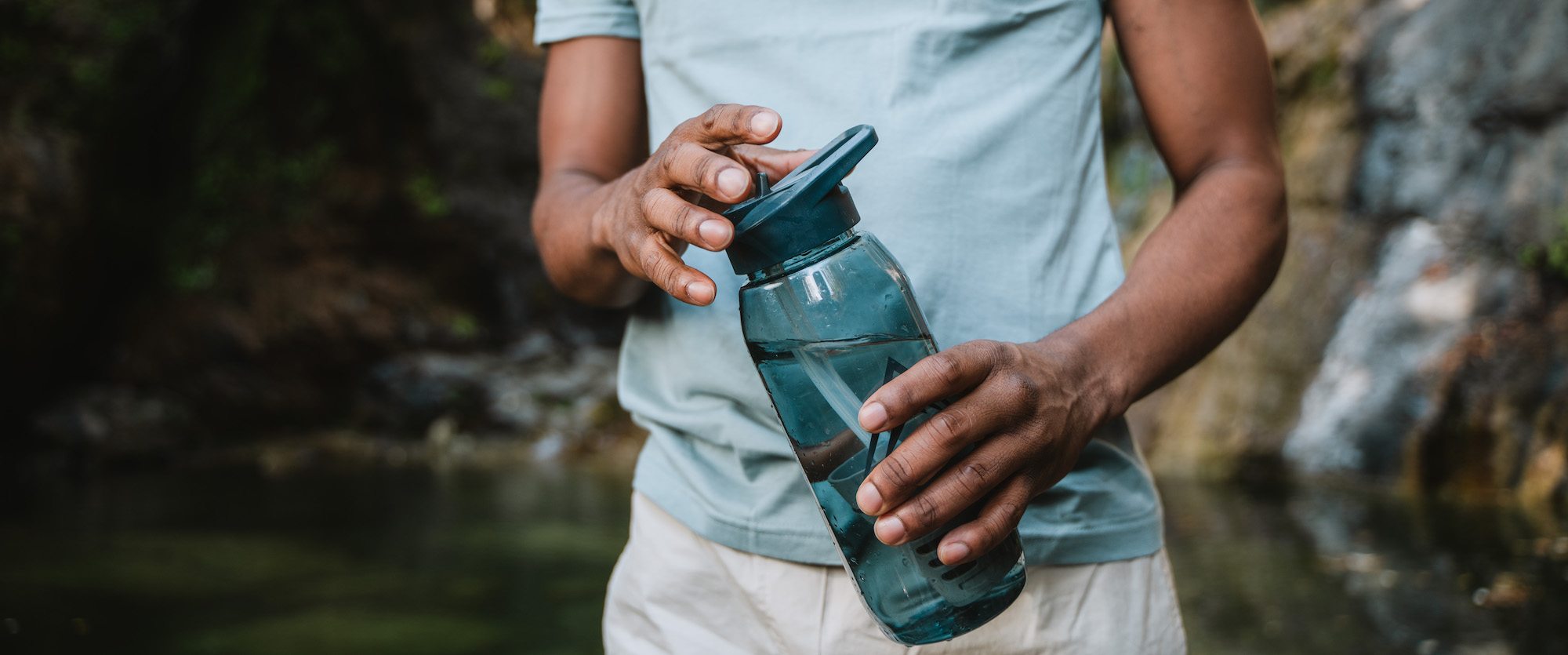 Plastic Bottle Close-Up